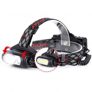 Hjlian Lampe Frontale Led Rotative A 360 Degres Avec Chargeur Usb Pour Camping En Plein Air - Neuf