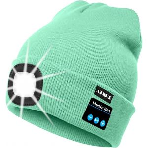 Led Bluetooth Bonnet Lumineux, Rechargeable Usb Rechargeable Musical Running Chapeau Ultra Lumineux 4 Led Lampe Étanche Utilisation Lumière Pour Ski Randonnée Camping Vélo - Neuf