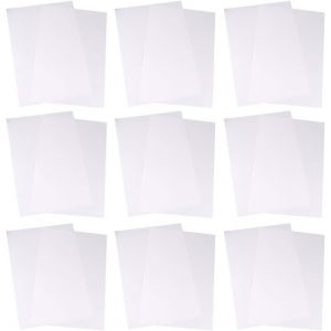 Chenquansarl-Lot De 100 Feuilles De Papier Blanc A4 Double Face Anti-Adh&eacute;sif Pour Peinture Diamant (Blanc) - Neuf