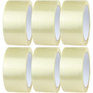 Ruban Adhésif Transparent 6 Rouleaux De 48mmx66m Ruban Adhésif Pour Colis Transparent|Ruban D'emballage Pour Des Boîtes,Des Cartons,Déménagement - Neuf