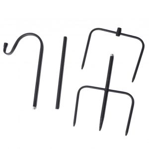 Amovible Mangeoire &Agrave; Oiseaux Cintre Avec 5 Broches De Base, R&eacute;glable En Hauteur, Un Mat&eacute;riau Solide, Facile &Agrave; Installer - Neuf