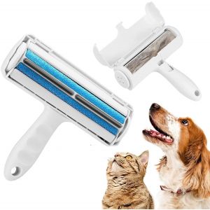 Brosse anti-poils pour animaux de compagnie, réutilisable, pour canapé, vêtements, lit, manteau et meubles - Neuf