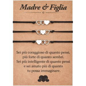 Kal-2 Pi&egrave;ces Bracelets Soeur/Meilleure Amie Cadeau Pour Soeur Amie Bracelets D'amiti&eacute; Bracelet De Coeur Cadeau D'anniversaire Pour Fille Amie Soeur Femme - Neuf