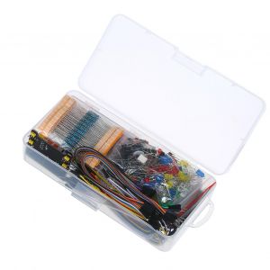 830 Breadboard Set Electronics Component Starter Diy Kit - Neuf