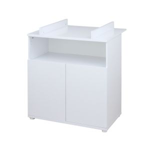 Commode &Agrave; Langer B&eacute;b&eacute; 2 Portes Blanc Ultra - Neuf