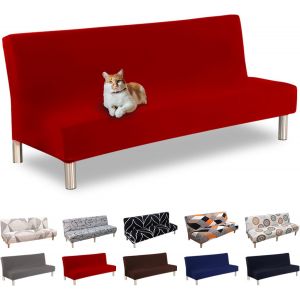 Housse De Canapé Sans Accoudoir 3 Places Universelle Extensible Clic C - Neuf