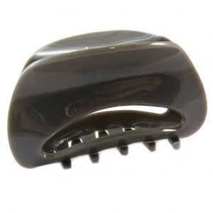 Promotion ! Pince Crabe Créateur 'arégonde' Taupe - 80x45 Mm - Neuf