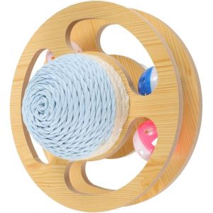 KAL-Plateforme Tournante En Sisal Pour Chaton, Jouet De Sol, Boule À Gratter Pour Chat, Planche À Gratter, Supports Pour Chat, Grattoir Pour Chat-B, Installation Facile - Neuf