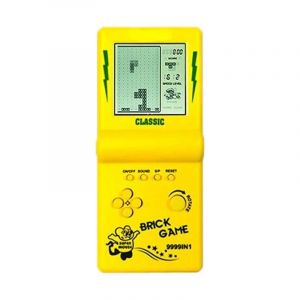 Machine de jeu portable jeu de briques Console de jeu pour enfants joueurs de jeu portables jeu électronique enfants jeux de plaisir joueur classique-3.5 inches Jaune - Neuf