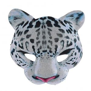 Halloween Eva Masque Dr&ocirc;le Neige L&eacute;opard Masque Animal P&acirc;ques Carnaval F&ecirc;te Mascarade Demi Masque Facial - Neuf