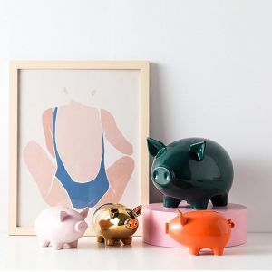 TZF-Tirelire pour enfant, personnalisable, ne s'ouvre pas, pour bébé fille, garçon, enfant, tirelire de mariage, cadeau en argent, tirelire de mariage, cadeau de mariage pour couple de mariés (violet - Neuf