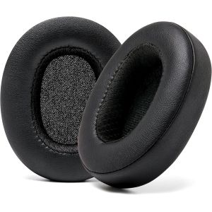 LORANKA-Coussinets de Rechange pour Casque Supra-auriculaire Skullcandy Hesh 3 et Crusher, fabriqu&eacute;s par Wicked Cushions | Durabilit&eacute;, &eacute;paisseur et Confort am&eacute;lior&eacute;s | Black - Neuf