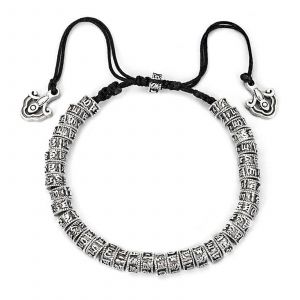 Bouddhisme Six Mots Bracelet Perle Attirer Lucky Wealth Amulette Bijoux Unisexe - Neuf