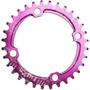 Bike Étroit Large Plateau De Pédalier 104 Bcd Forme Ronde Unique Chaîne Bague 32t 34t 36t 38t.[B418] - Neuf