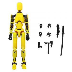 Mannequin articule mobile et metamorphe 2.0 imprime en 3D, 13 actions - Neuf