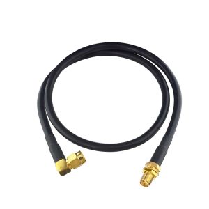 Câble d'extension d'antenne WiFi 50 cm RG58 RP SMA femelle vers RP SMA mâle 50 Ohm Câble d'antenne à hélium Câble coaxial à faible perte SDR Équipement Câble d'extension d'antenne radio amateur - Neuf