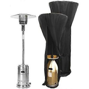 Housse Imperm&eacute;able Pour Chauffage De Terrasse - Protection Ronde Pour Meubles - Avec Sac De Rangement - 240 X 92 X 59 Cm - Neuf