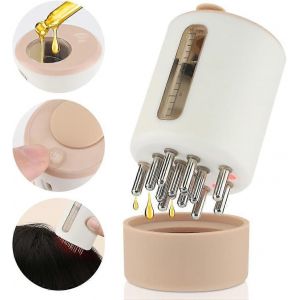 Applicateur D'huile Capillaire,Peigne Applicateur D'huile Capillaire Électrique Et Masseur De Cuir Chevelu 2 En 1,Masseur De Soins Du Cuir Chevelu Avancé,Applicateur D'huile De Cuir Chevelu Masseur De - Neuf