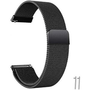 Kal-Bracelet De Montre Magnétique Pour Homme Femme Bracelet De Montre Réglable En Acier Inoxydable Pour Pattes De Montres Intelligentes - Neuf