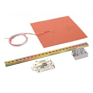 XYONG Kit de chauffage en silicone pour imprimante 3D, relais SSR, couvercle coulissant, support de plateau chauffant 250 x 250 mm, 220 V, 450 W - Neuf