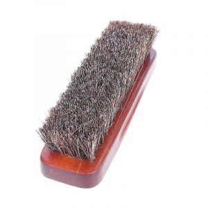 Bois Naturel Poils Crin De Cheval Chaussure Botte Brosse Entretien Nettoyer Brillance Polonais - Neuf
