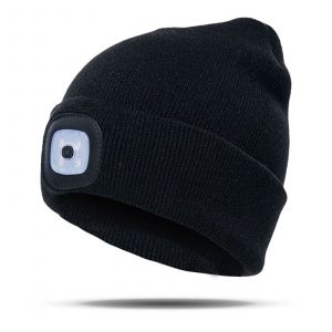 Chapeau Et Écharpe Chapeau Avec Lumière Led Bonnet Led Chapeau Avec Lampe Frontale Éclairée - Neuf