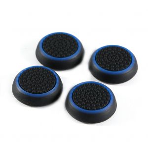4 PièCes Silicone ContrôLeur Pouce BâTon Joystick Capuchon Couverture Pour Ps3 Ps4 Xbox Bleu - Neuf