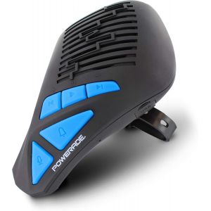 Powerade 477078 Enceinte Portable Bluetooth 5 W Pour Vélo Avec Fonction Mains-Libres Et 15 H D'Autonomie, Splashproof, Sonnette - Noir - Neuf