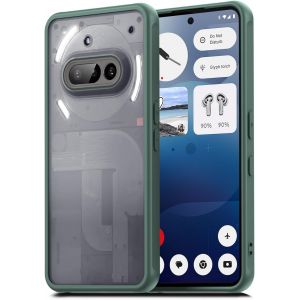 TRAHOO-Coque pour Nothing Phone 3A, &Eacute;tui Mince et Translucide Mat Antichoc,Coque T&eacute;l&eacute;phone R&eacute;sistante, Anti-Usure et Anti-Empreintes TPU (Vert) - Neuf