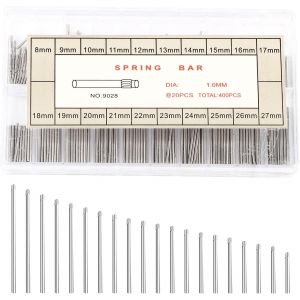 KALANKA-Accessoire de Goupille de Lien de Montre, Barre de Ressort de Bande de Montre de 1mm/0,04 po Goupilles de Lien de Bracelet en M&eacute;tal Outil D'accessoire de R&eacute;paration de Montre - Neuf