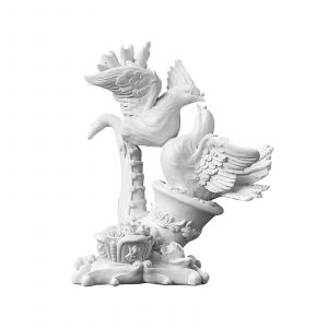 Statue De Couple De Colombes, Figurine Decorative De Pigeon Pour Decoration D'anniversaire - Neuf