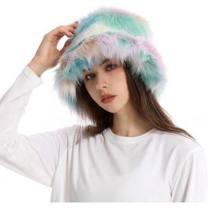 ¿A¿Générique En Peluche Bobs Femmes Chaud Épais Bob Chapeau D'hiver Chic Et Élégant Kawaii Beanies Moelleux Cap Chapkas Trendy De La Mode De Velours Fourrure Casquettes, Chapeaux Beanies - Neuf