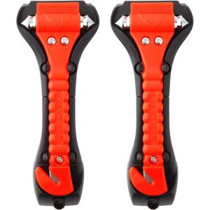 Lot de 2 marteaux de sécurité pour voiture, outils, évacuation d'urgence pour voiture - Neuf