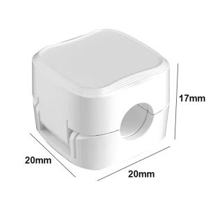 8 Pack Clips Câbles Magnetic Cable Clips,Clips Rangement de Câble,Magnétique Auto adhésif Cable Clips,pour Les câbles de Charge USB,Organiseur de câbles de Bureau et de Chevet¿Blanc¿ - Neuf