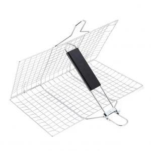 Grille de barbecue en acier inoxydable, cadre de panier a barbecue domestique, poele a griller, accessoires. - Neuf