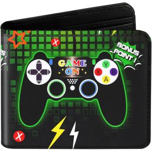 TRAHOO-Porte Monnaie Enfant, Portefeuille Ado Gar&ccedil;on, Porte Feuille Adolescent Gar&ccedil;on 4 5 6 7 8 9 10 11 12 13 14 Ans, Carte Bancaire Enfant avec Compartiment pour Monnaie Et Cartes - Neuf