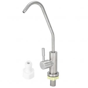 HJLIAN Robinet de cuisine avec filtre a eau, filetage G1/2 po, sans plomb, pour osmoseurs inverses (tuyau en forme de 7 mots) - Neuf