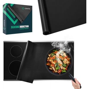 AYUHR-Tapis de protection en silicone pour plaque à induction résistant à la chaleur et aux rayures 60 cm x 55 cm x 0.4 mm - Neuf