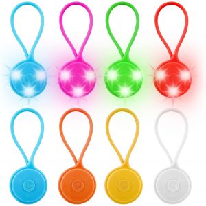 Acdsgd-Lampe Clignotante &Agrave; Led, 8 R&eacute;flecteurs Led Pour Enfants, R&eacute;flecteurs De S&eacute;curit&eacute; Pour Enfants, Cartable, 3 Modes D'&eacute;clairage, &Eacute;tanche, Lumi&egrave;re De S&eacute;curit&eacute;, R&eacute;flecteur, Pendentif Pour Sac &Agrave; Dos, - Neuf