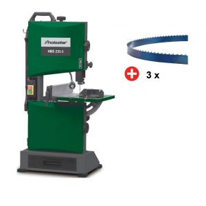 Pack scie &agrave; ruban verticale bois HBS231-1 avec 4 lames de scie Holzstar PACK HBS231-1 - Neuf