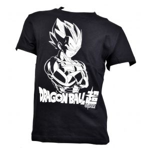 T Shirt Enfant Licence Fantaisies En Coton Dragonball Noir - Neuf