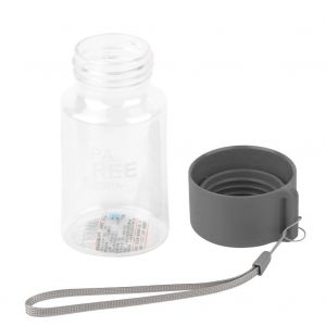 Hjlian Mini Gourde Portable De 150 Ml Pour Le Sport En Plein Air, Anti-Fuite, Ideale Pour Les Voyages, Grise - Neuf