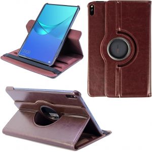 KAL-&reg; 2.0 Etui Pour Huawei Matepad Pro (10.8") Coque De Protection Rotation 360&deg; Smart Housse Cover Case Stand Auto R&eacute;veil/Sommeil | Marron - Neuf