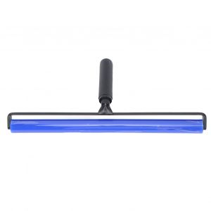 Hjlian Rouleau Anti-Poussiere En Silicone Bleu Haute Adherence, Outil De Nettoyage Manuel Antistatique Avec Manche En Plastique Noir, 45,7 Cm - Neuf