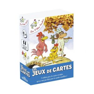 Eryi-Les P'tites Poules ¿ Les Jeux De Cartes ¿ Jeu De 50 Cartes, De 2 À 6 Joueurs ¿ Dès 4 Ans - Neuf