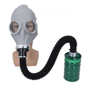 XYONG Masque facial a gaz en caoutchouc souple, filtre au charbon actif, protection complete contre les pesticides chimiques - Neuf