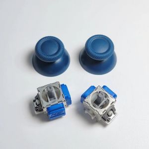 Ore-1/5/10/20 Paires K-Silver Js13 Pro Tmr Joystick Électromagnétique Avec Capuchon De Poignée Pour Ps5 3d Thumbstick Analogique Avec Capuchon Anti-Déversement-5pair-Blue Cap W Joystick - Neuf