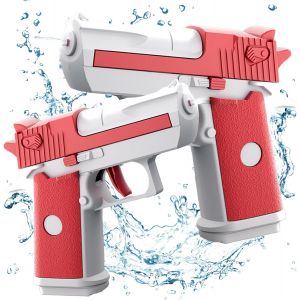 Kal-2 Pi&egrave;ces Mini Pistolets &Agrave; Eau,Petit Pistolet &Agrave; Eau Pistolet Jouet,Pistolet &Agrave; Eau En Plastique Pour Enfants,Jouet Pistolet &Agrave; Eau Pour Enfants,Cadeau Optimal Et Accessoires De Piscine - Neuf