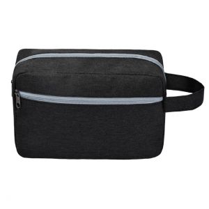 Trousse de toilette de voyage pour femmes et hommes, trousse de maquillage, trousse de toilette de voyage suspendue, organiseur de toilette, sac de rasage résistant à l'eau, noir - Neuf
