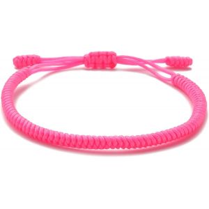 Kalanka-Lucky Buddhist Bracelet Porte-Bonheur Pour Adolescents, Hommes Et Femmes U2013 Bracelets D'amitié Tressés U2013 Fait À La Main Avec Amour U2013 Style Tibet U2013 Bracelet Réglable - Neuf